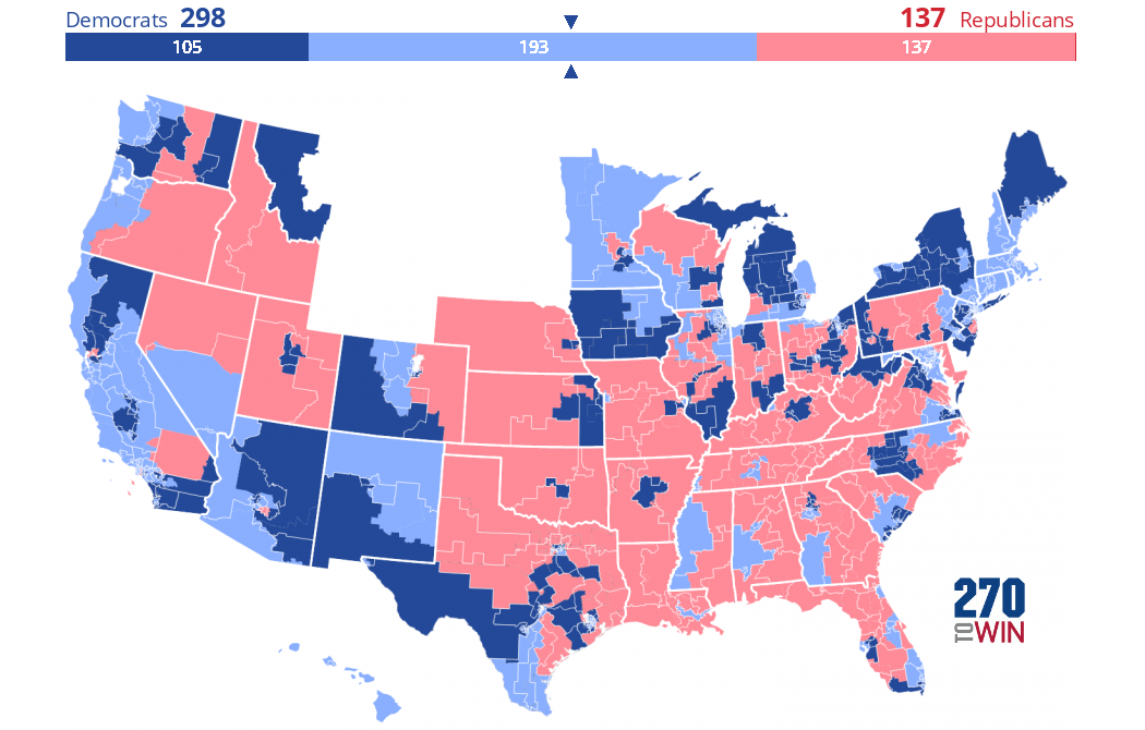 House Election Interactive Map Towin