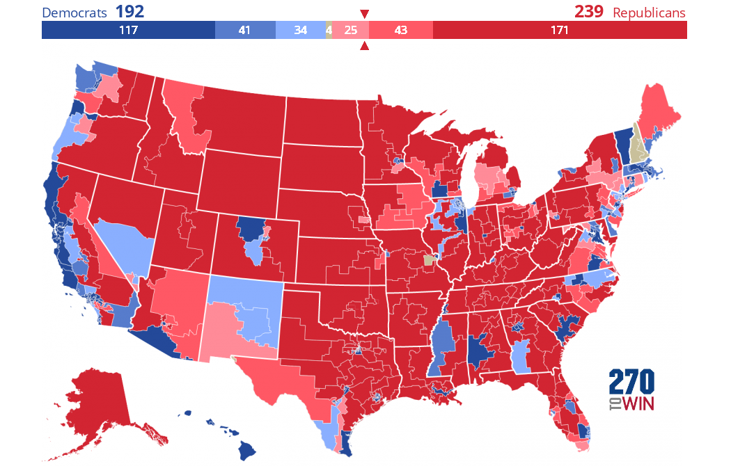 House Election Interactive Map Towin