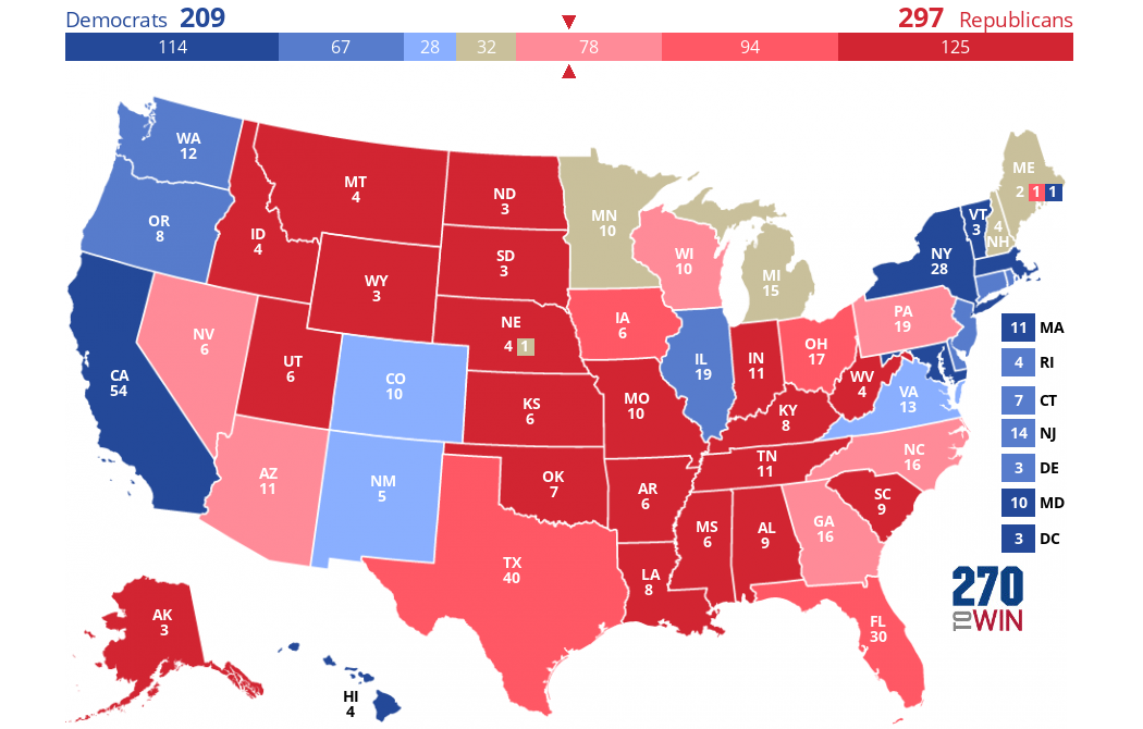 2024 Presidential Election Forecast Maps 270toWin