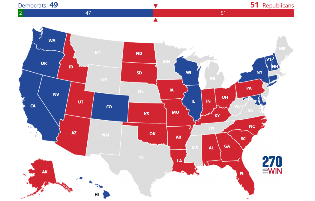 2016 Senate Election Interactive Map - 270toWin