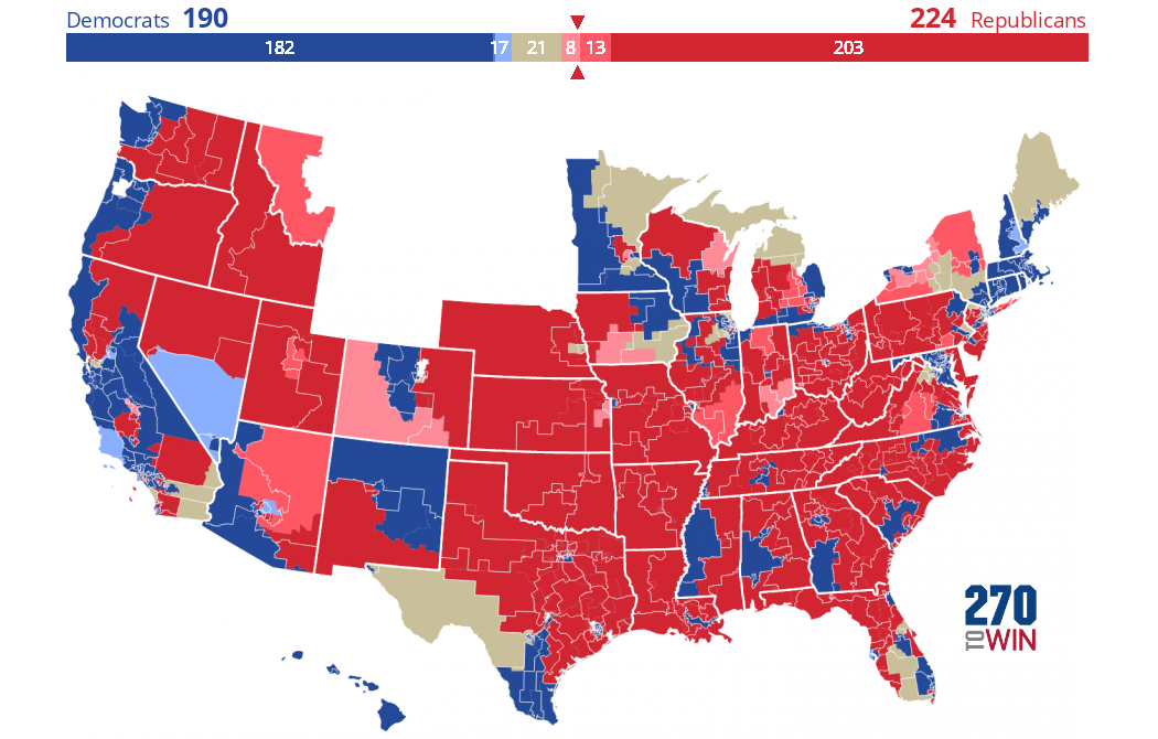 2018 House Election Interactive Map - 270toWin