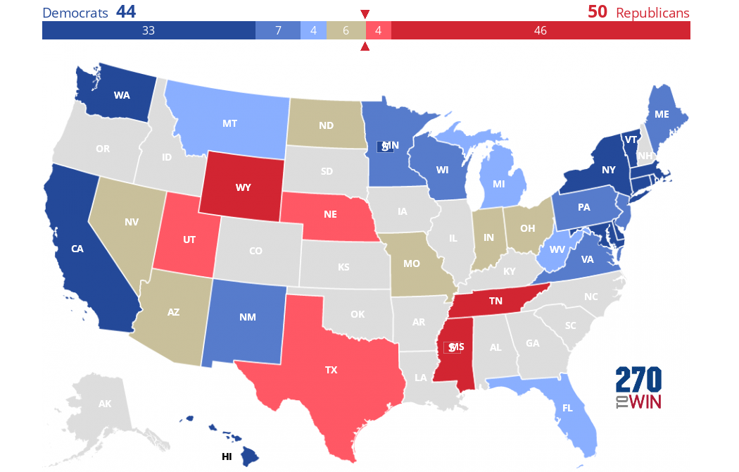 2018 Senate Election Interactive Map - 270toWin