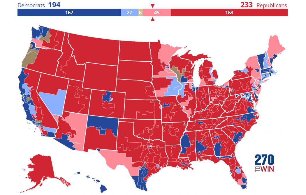 2020 House Election Interactive Map - 270toWin