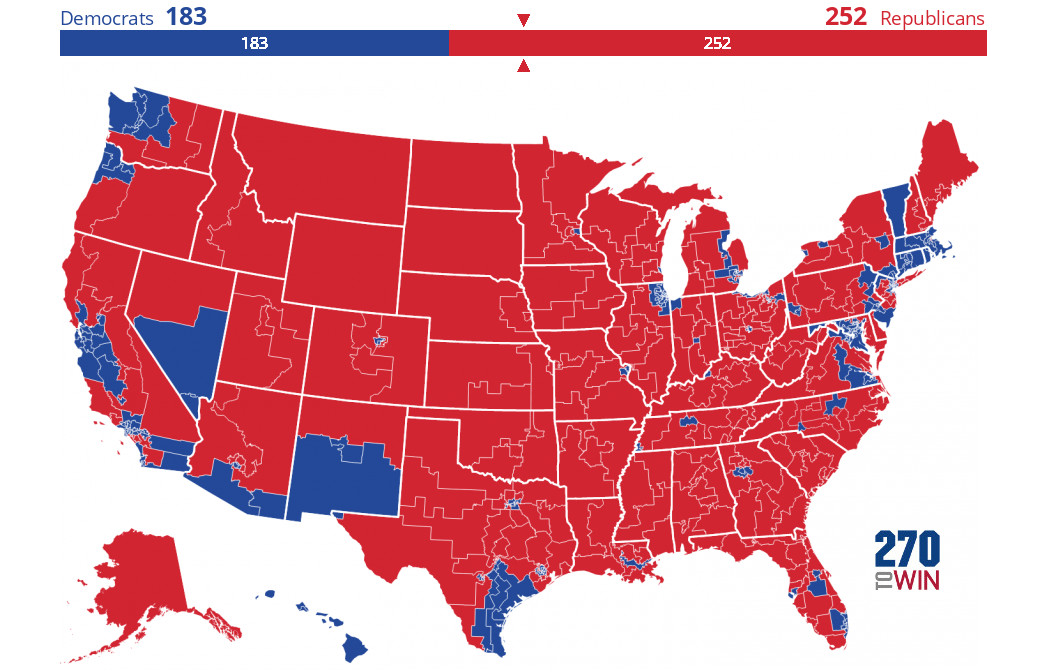 2020 House Election Interactive Map