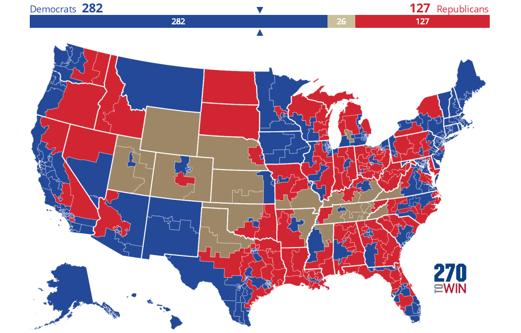 2020 House Election Interactive Map - 270toWin