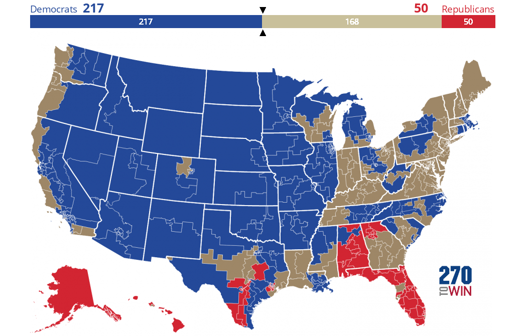 2020 House Election Interactive Map - 270toWin