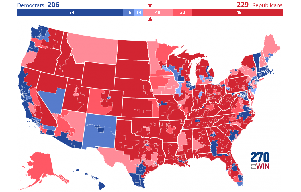 2020 House Election Interactive Map - 270toWin