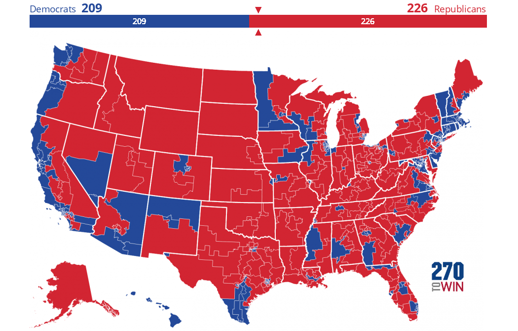 2020 House Election Interactive Map