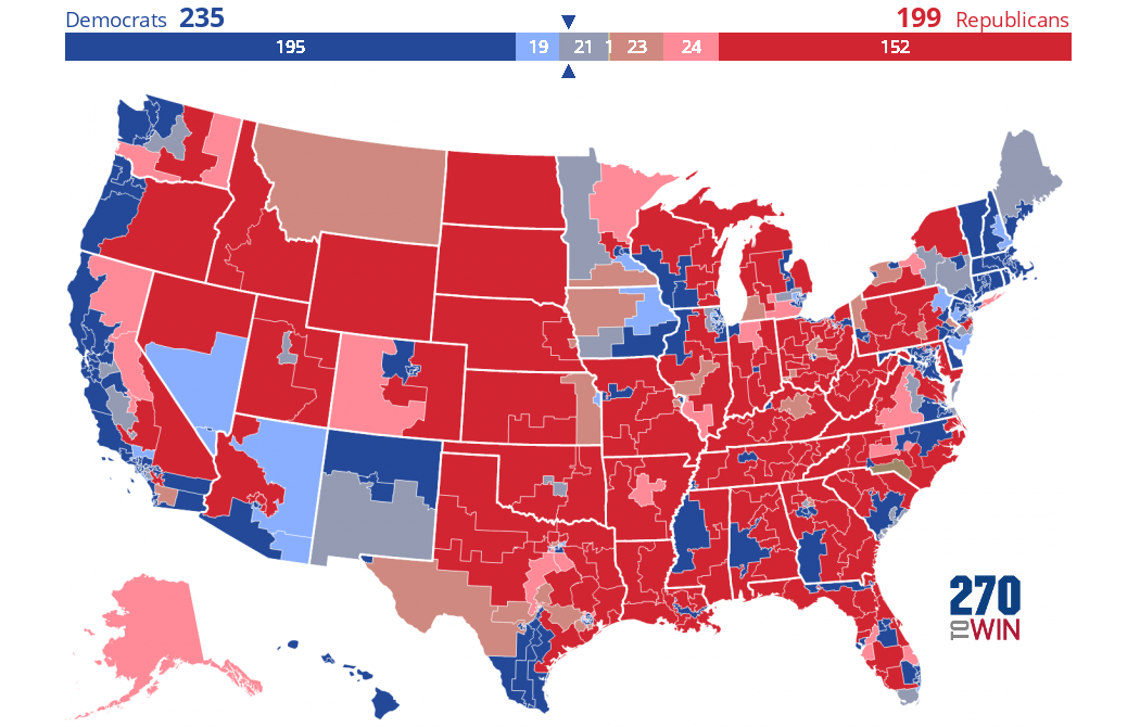 Competitive 2018 House Races 270toWin