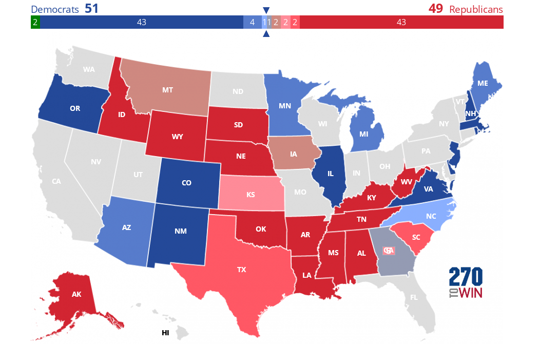 Senate Races 2024 Map