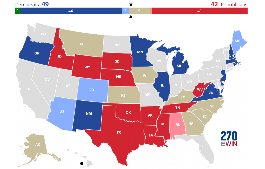 2020 Senate Election Interactive Map - 270toWin