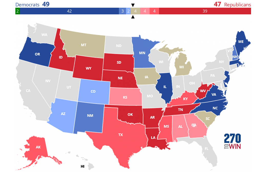 2020 Senate Election Interactive Map - 270toWin