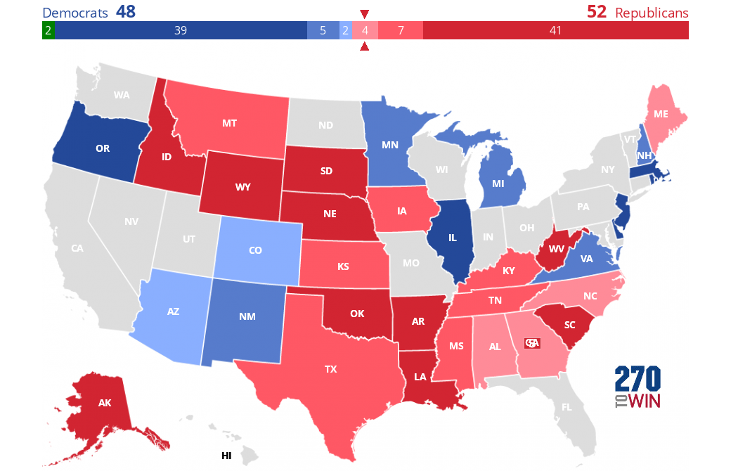 2020 Senate Election Interactive Map - 270toWin