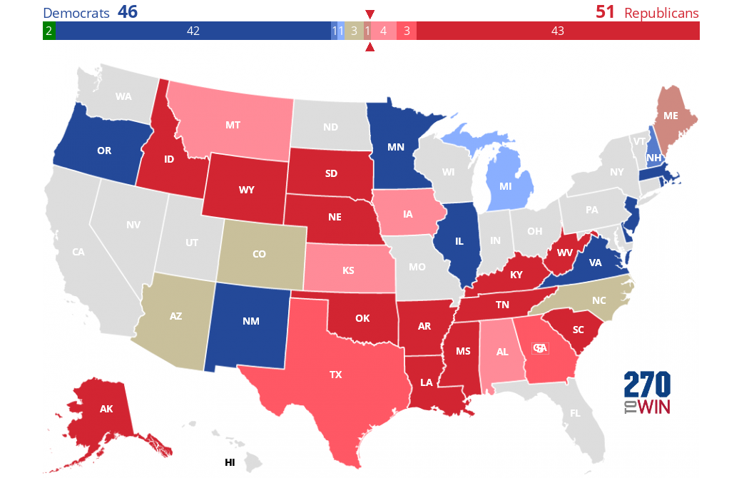 Inside Elections 2020 Senate Race Ratings