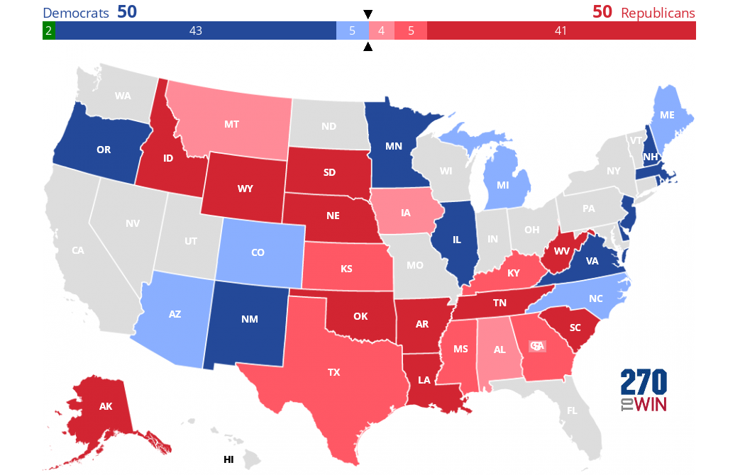 2020 Senate Election Interactive Map - 270toWin