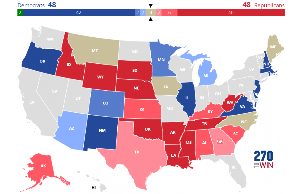 2020 Senate Election Interactive Map - 270toWin