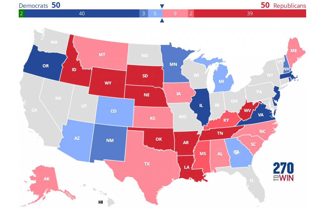 2020 Senate Election Interactive Map - 270toWin