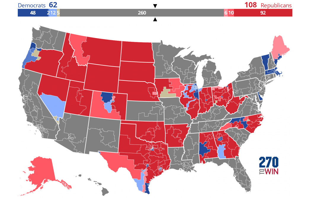 2022 House Election Interactive Map 270toWin