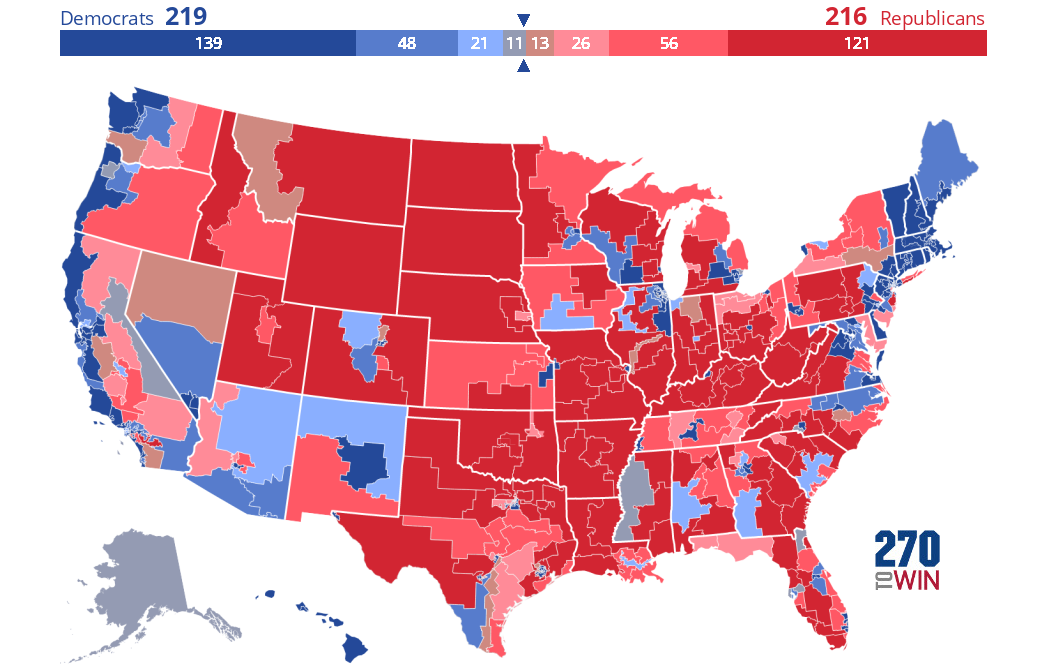 2022 House Election Interactive Map 270towin