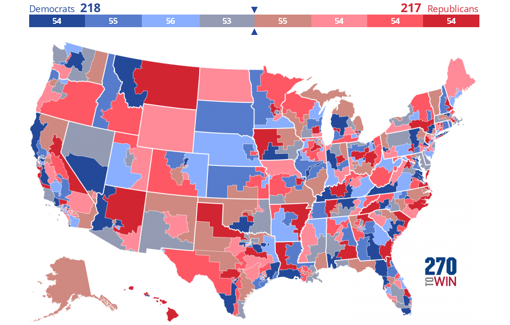 2022 House Election Interactive Map - 270toWin