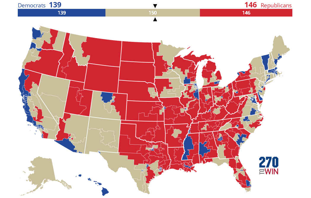 2022 House Election Interactive Map 270towin