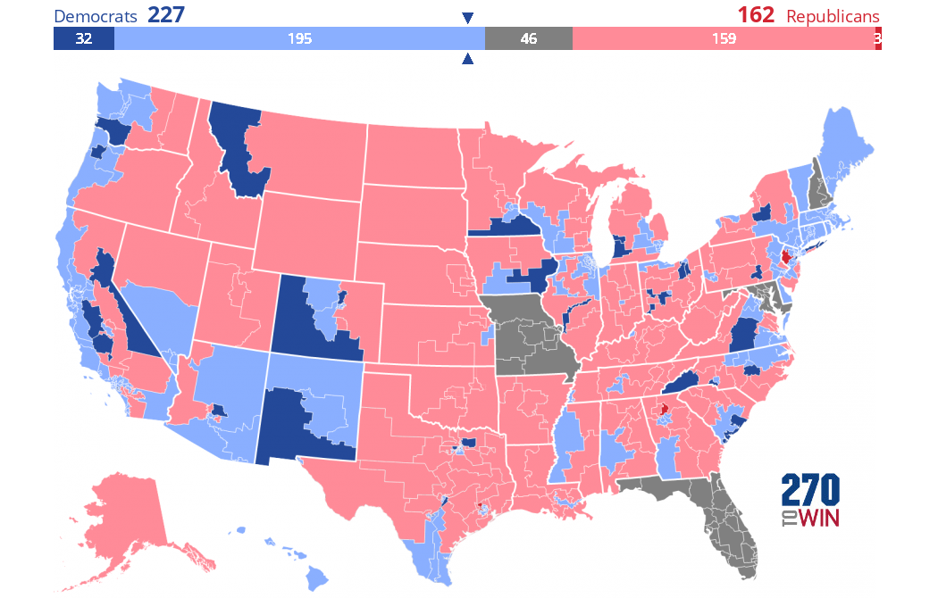 2022 House Election Interactive Map - 270toWin