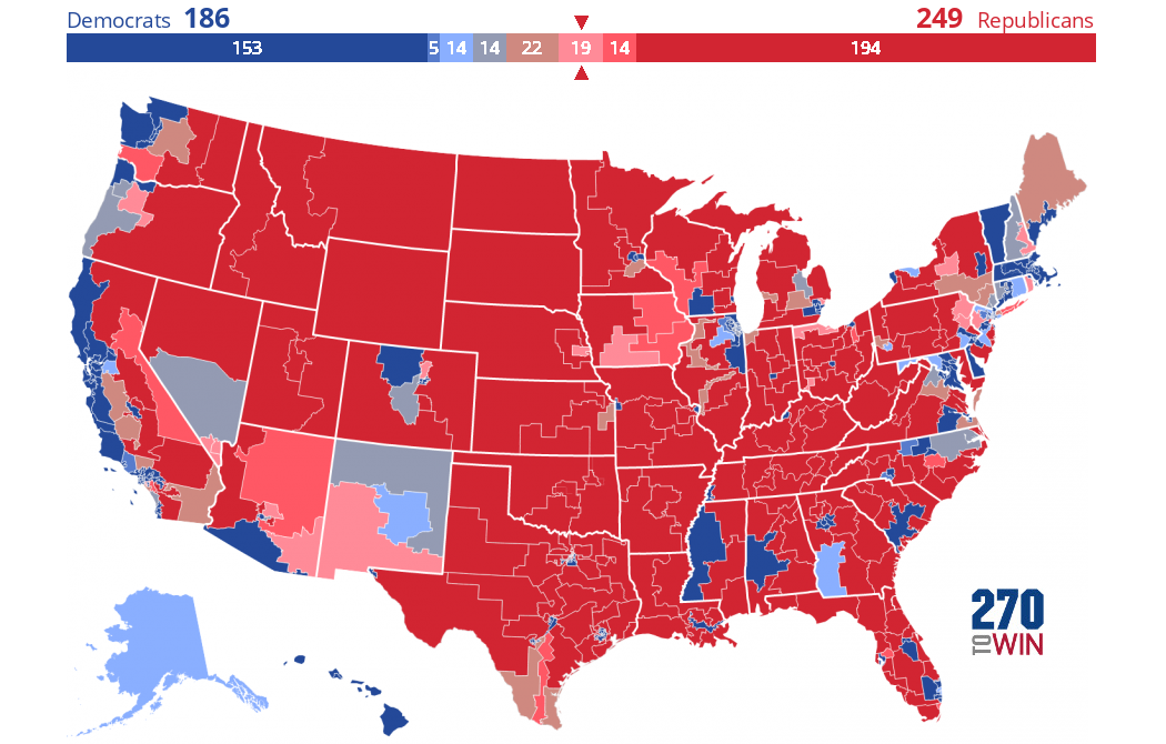 2022 House Election Interactive Map - 270toWin