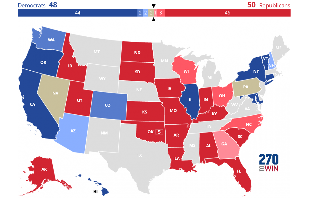 FiveThirtyEight 2022 Senate Forecast 270toWin