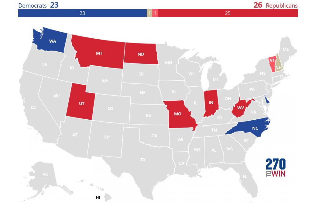 Elections Daily 2024 Governor Ratings