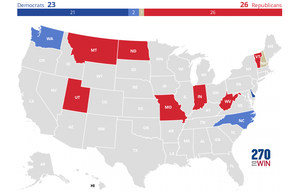 Crystal Ball 2024 Gubernatorial Map