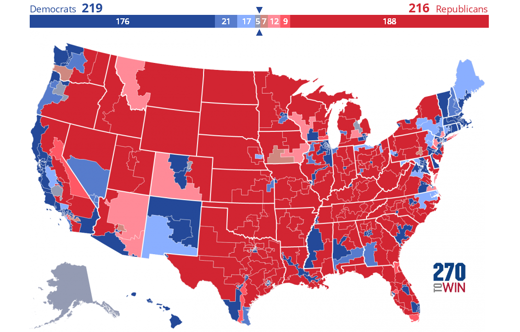 Split Ticket 2024 House Ratings