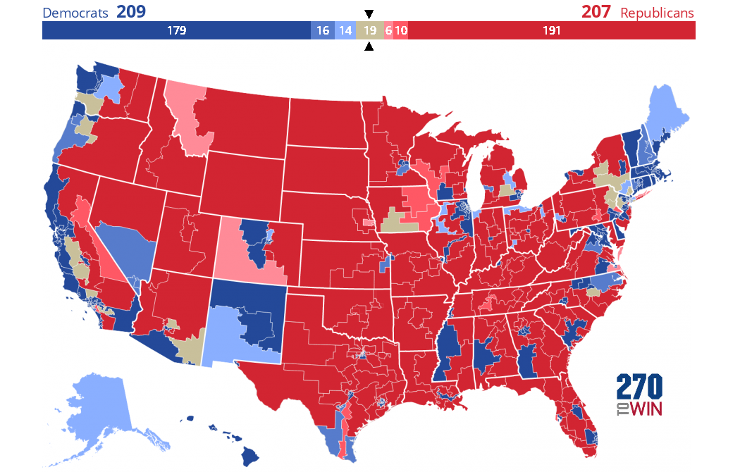 2024 House Election Forecast Maps 270toWin
