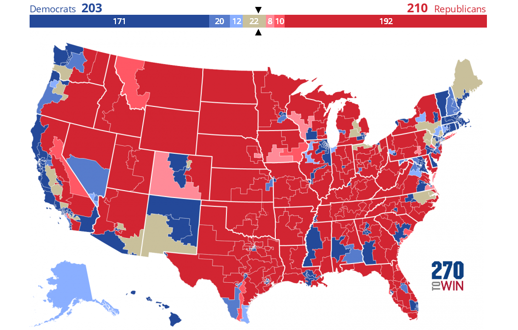 2024 House Election Forecast Maps 270toWin