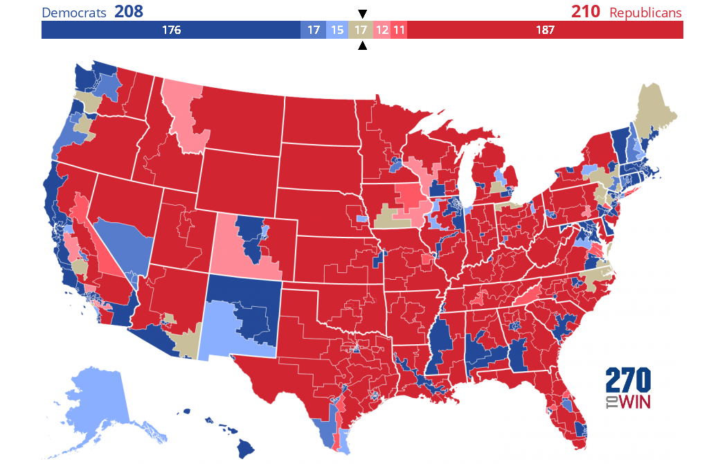 Elections Daily 2024 House Ratings