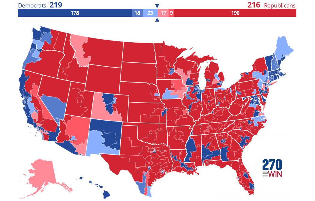 Elections Daily 2024 House Ratings