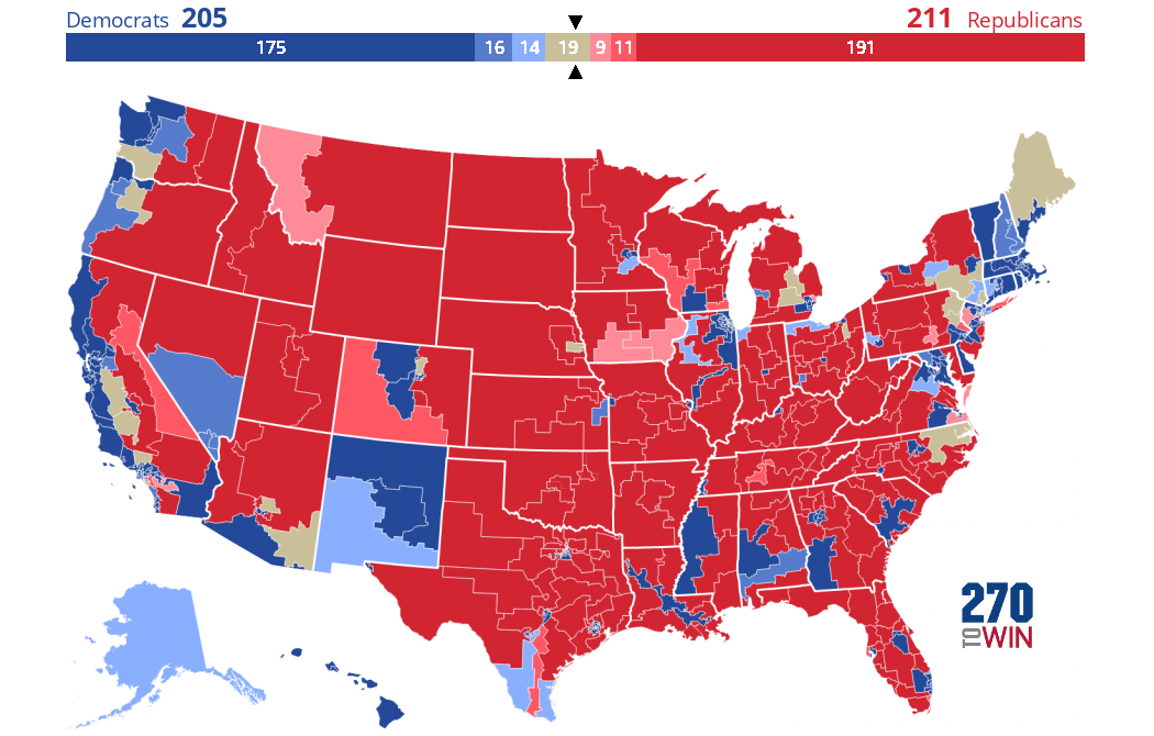 Sabato's Crystal Ball 2024 House Ratings 270toWin