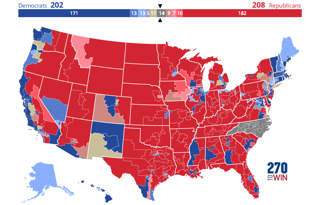 Inside Elections 2024 House Ratings 270toWin