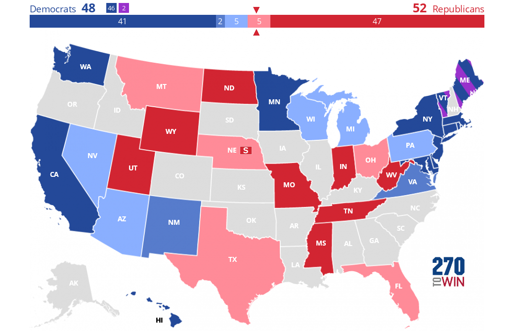 Split Ticket 2024 Senate Ratings