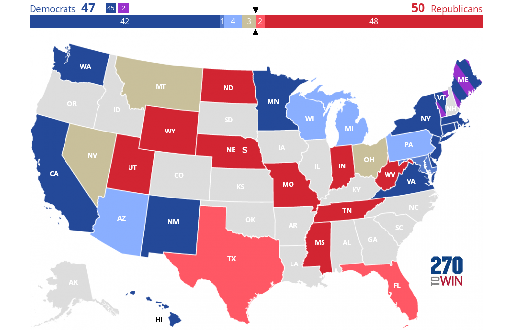 2024 Senate Election Forecast Maps 270toWin