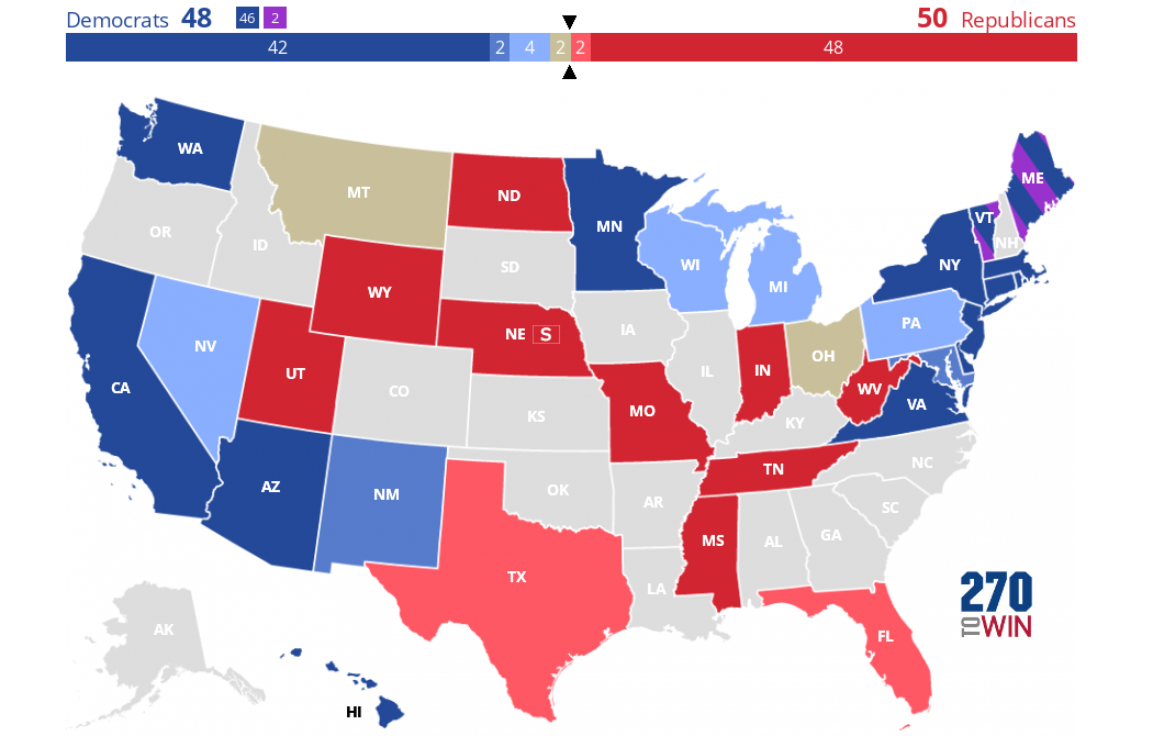 2024 Senate Election Interactive Map 270toWin