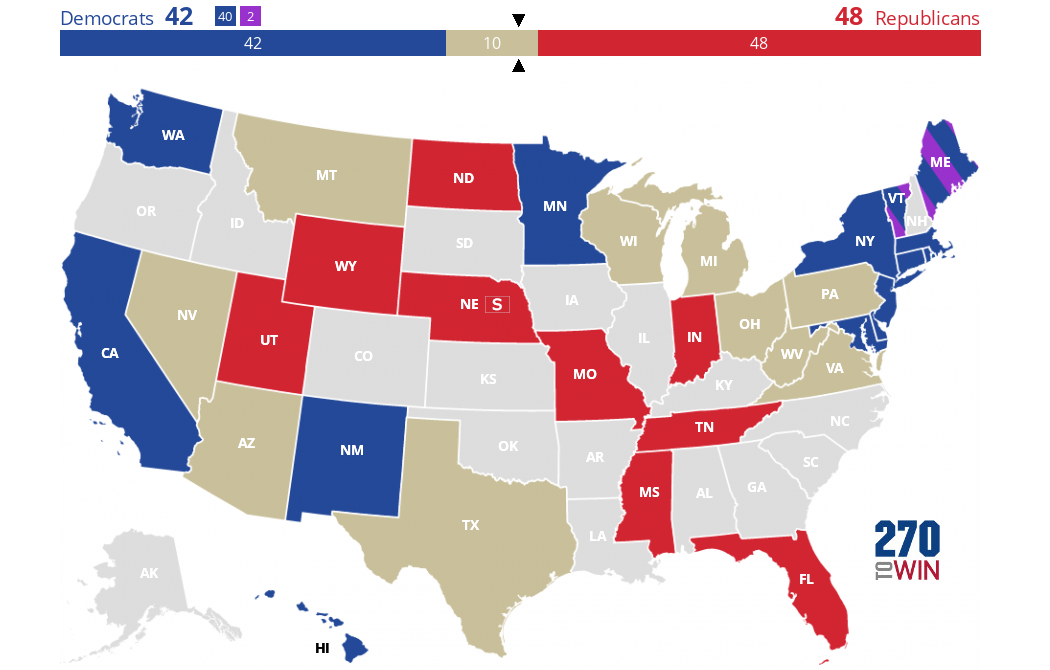 Inside Elections 2024 Senate Race Ratings 270toWin