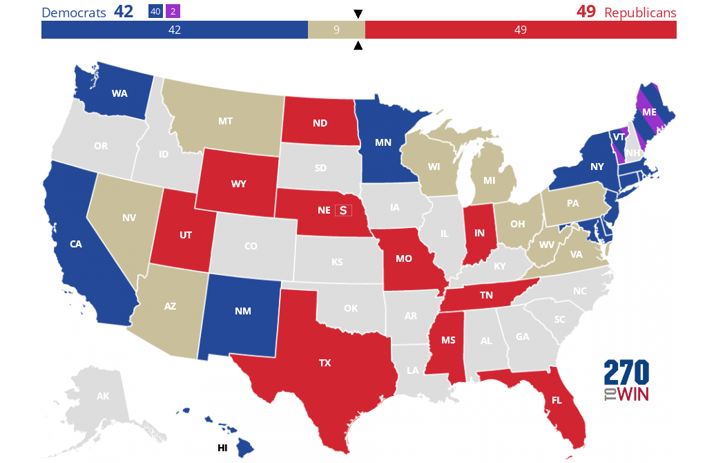 Inside Elections 2024 Senate Race Ratings 270toWin