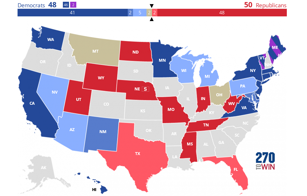 Senate Polls 2024 Map Norry Antonina