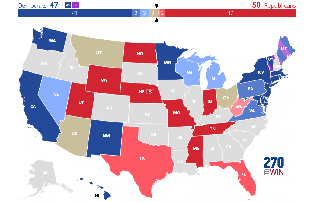 2024 Senate Election Interactive Map - 270toWin