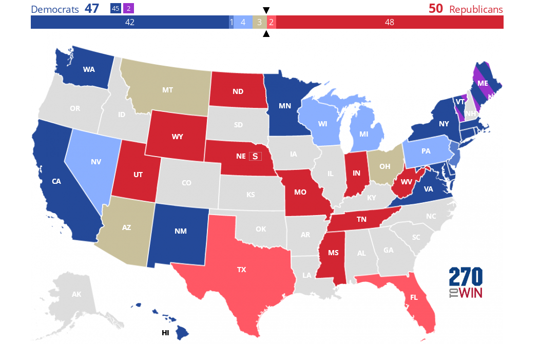 Cook Political Report 2024 Senate Race Ratings - 270toWin