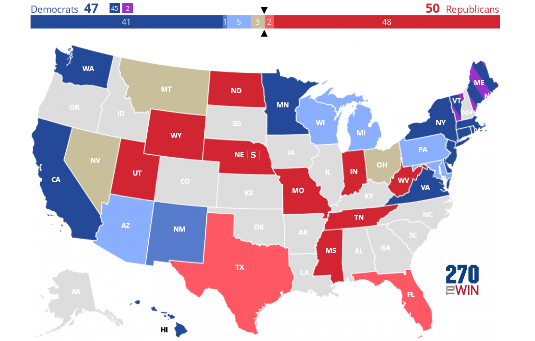 Fox News 2024 Senate Power Rankings 270toWin