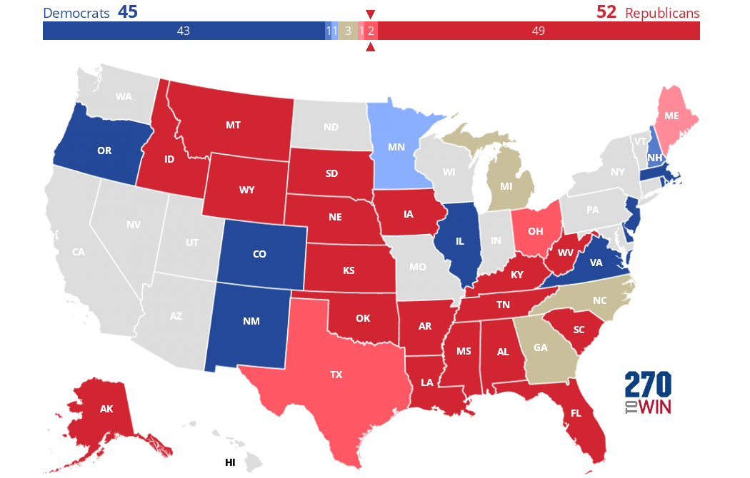 Crystal Ball 2026 Senate Ratings