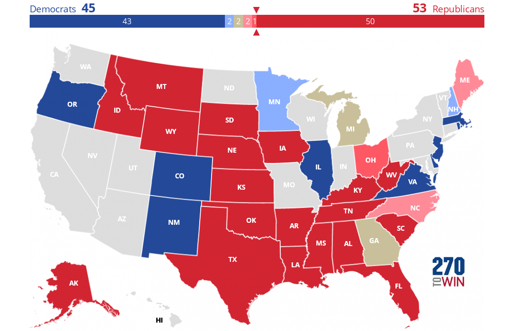 Cook Political Report 2026 Senate Ratings