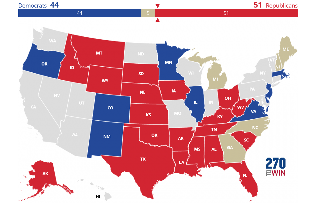 Inside Elections 2026 Senate Ratings