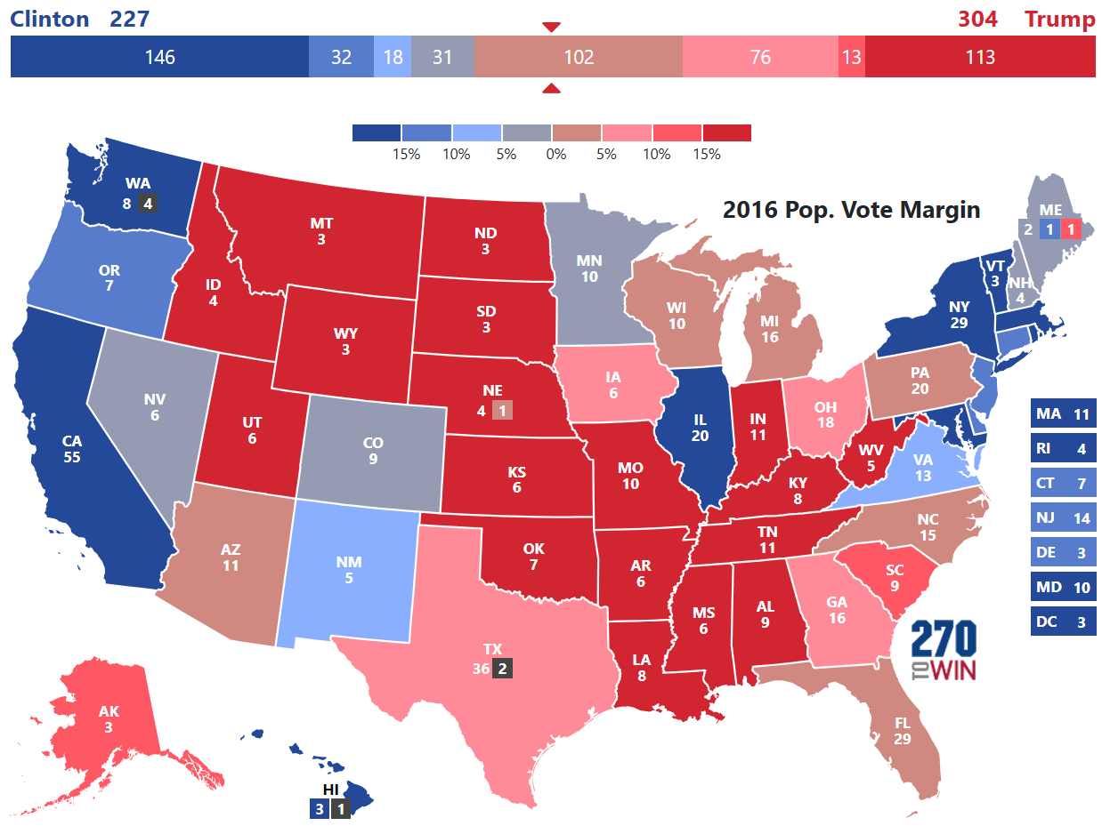 Presidential Election of 2016 - 270toWin